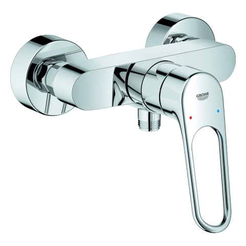 Grohe Eurosmart Einhand-Brausebatterie chrom Wandmontage offener Hebel 25242003