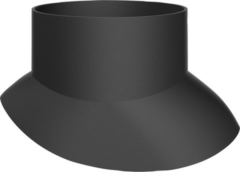 Buderus Klöber Adapter d:125 schwarz 7738112516