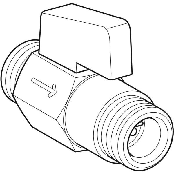 Geberit Kugelhahn G3/8 / G3/8 243.795.00.1