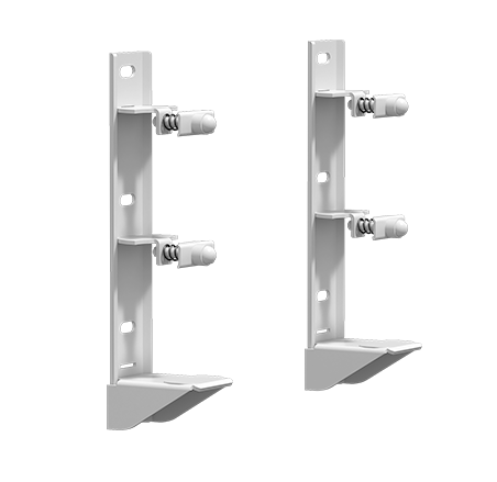 Zehnder HDC35 Wandkonsole, für Charleston H 320 bis 519mm, 2 Stück, weiß RAL 9016 766131
