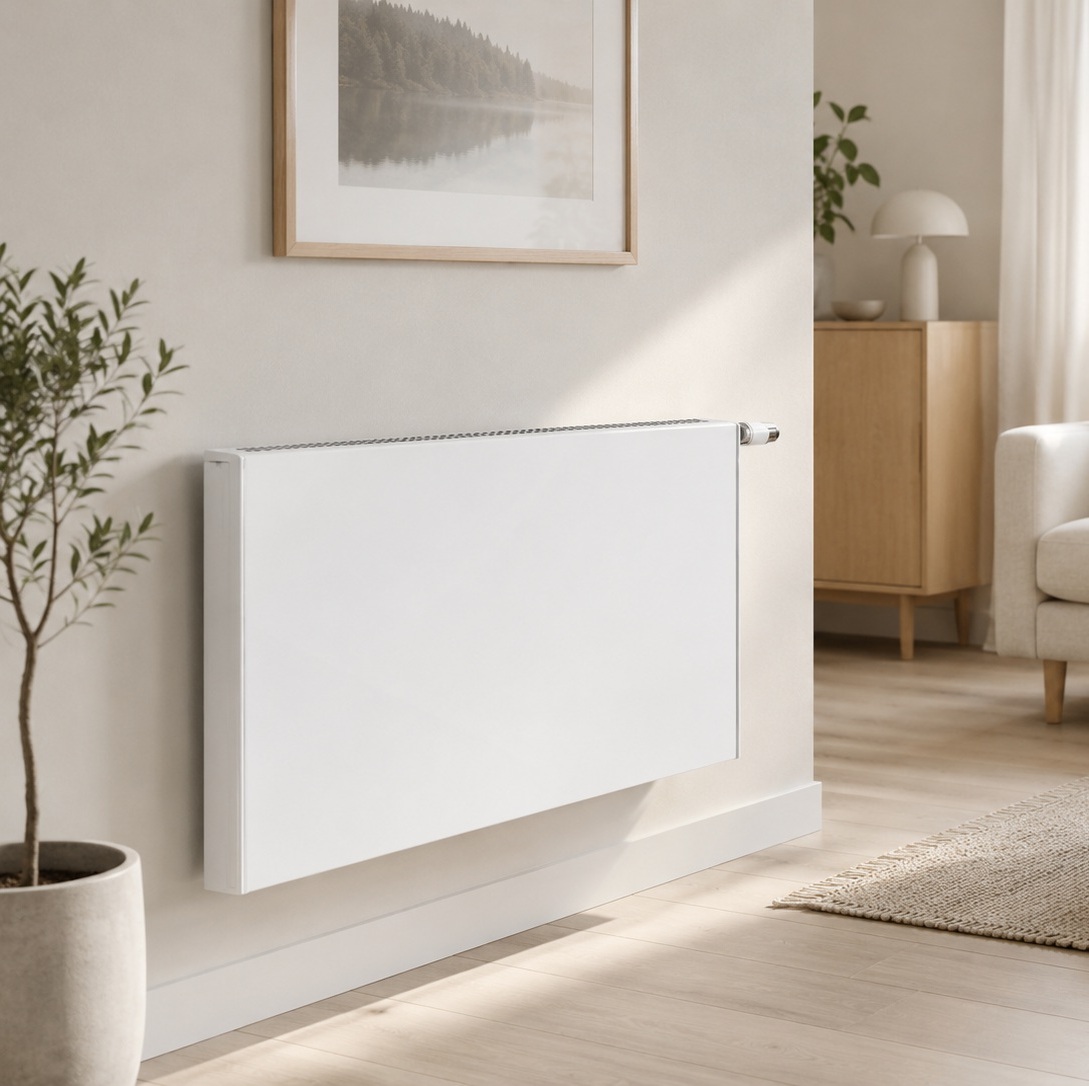 Viessmann Universalheizkörper Typ 33 H: 90 B: 100cm, plane Front, Rechts 7576404