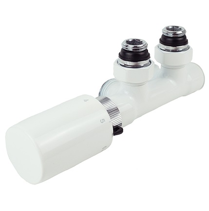 Purmo Armatur für Badheizkörper 50mm Eck weiß RAL9016 AZ1XTPS9037005N
