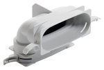 Vaillant Bogen flach 90 Grad vertikal, 52 x 132mm mit Dichtungen 0020180837