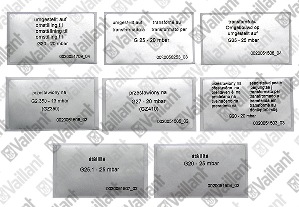 Vaillant Umstellsatz E  LL VSC 126&196/2-C 0020056258