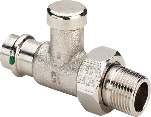 Viega Rücklaufverschraubung mit SC 2272.2 in 15mm x R1/2 326364