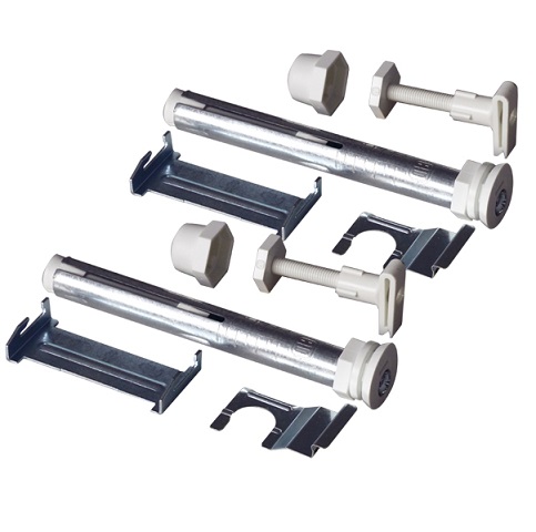 Purmo Bohrkonsolenset für Laschen-Heizkörper 160mm 2er AZ03FT004000N73