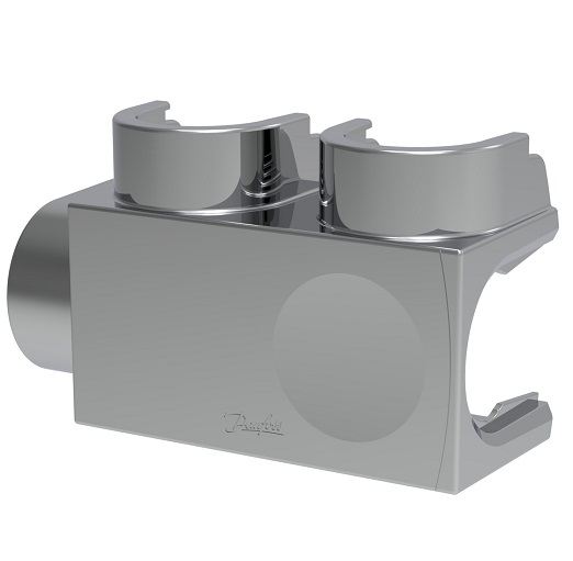 Danfoss Kunststoffabdeckung für VHS-DV Eck, Fühler rechts in chrom, Heizkörper 1/2" 013G7975