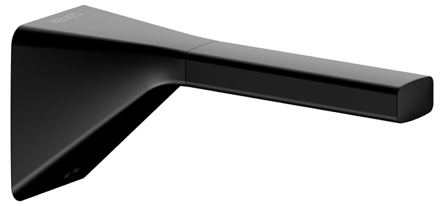 Keuco Ersatzrollenhalter Aveno, schwarz matt 14663370000