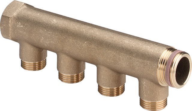 Viega Verteiler 1057 in 1", 4-fach 200mm 110444