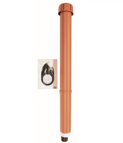 Vaillant Senkrechte Dachdurchführung d:110/160mm rot PP 0020106372