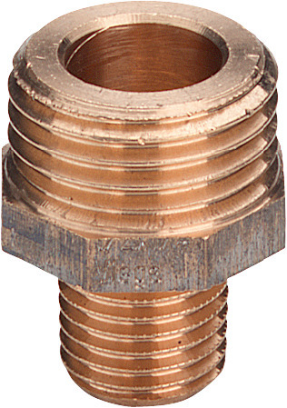Viega Übergangsnippel Rotguss 3247 in G1 x R1/2 458829