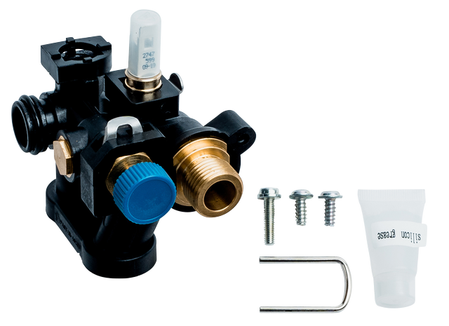 Wolf Hydraulik GTC Warmwasserblock mit Disconnecteur 2074618