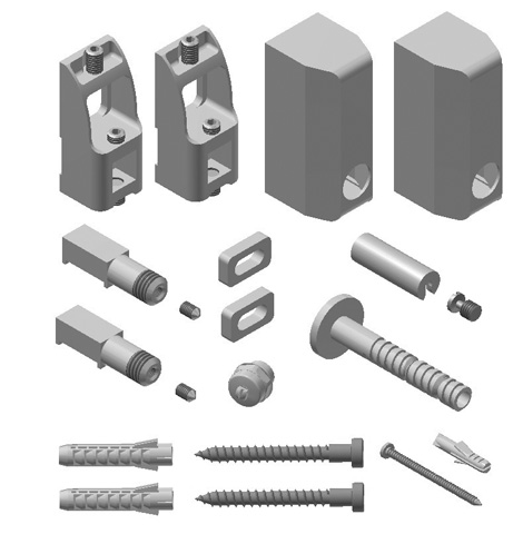 Kermi Befestigungs-Set 20 weiß ZB03450001