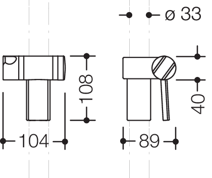 HEWI Brausehalter Serie 805 Classic, für Brausehalterstangen 805.33... und Duschhandläufe 805.35..., reinweiß 805.33.E01 99