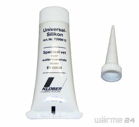 Buderus Silikon spezial Tube 25 gramm für GB152, für Rücklaufeinheit Kombi 7099812