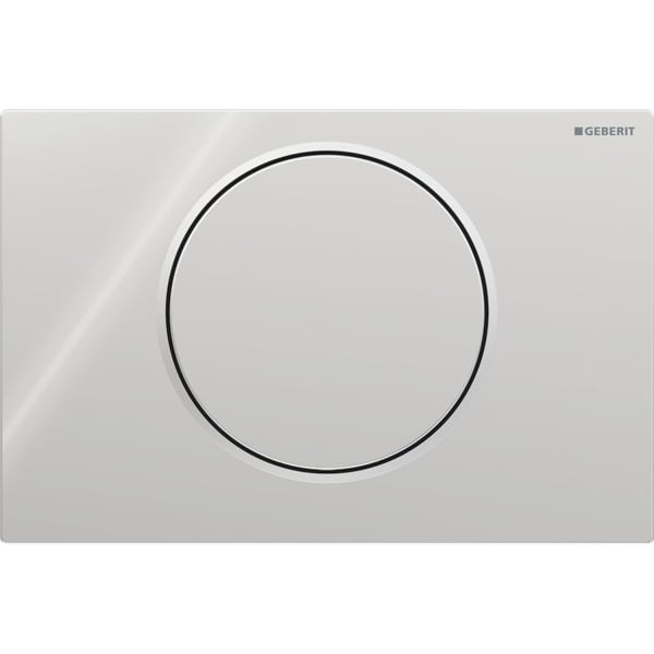Geberit Sigma10 Betätigungsplatte für Spül-Stopp Spülung hochglanz verchromt / mattverchromt 115.758.KH.5