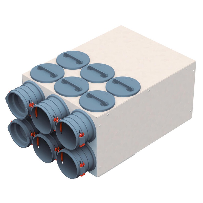 Helios FRS-VK 6-75/125 Verteilerkasten 6 x DN75, 1 x DN125 03846