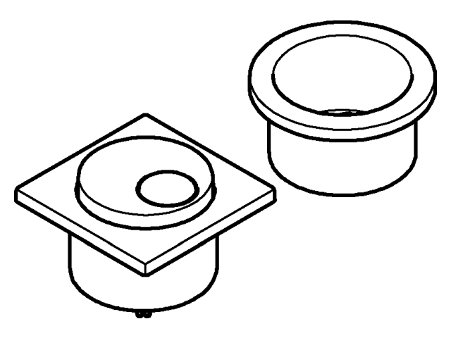 Grohe Druckknopf für Aufsatzspülkasten chrom 49538000