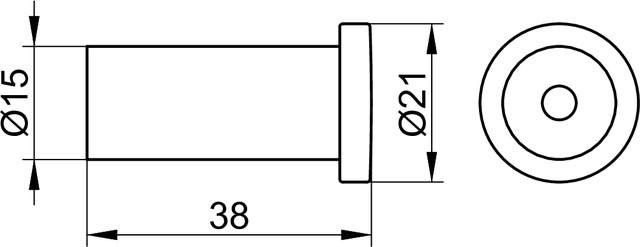 Keuco Handtuchhaken Plan schwarz 14916370000