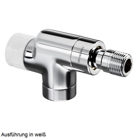 Oventrop Thermostatventil "E" DN15, 1/2", Axial, weiß 1163262