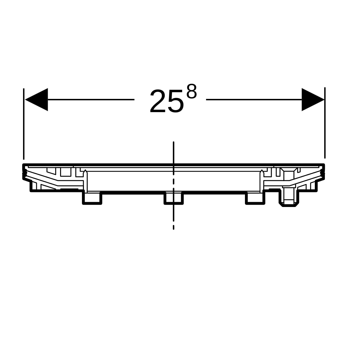 Geberit Pluvia Losflansch für Dampfsperrenanschluss d258 359.553.00.1