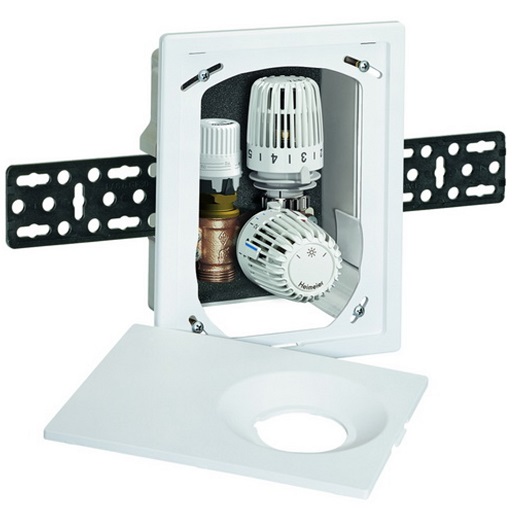Heimeier UP-Kasten Multibox Eclipse K-RTL mit Thermostatventil und RTL, weiß 9317-00.800