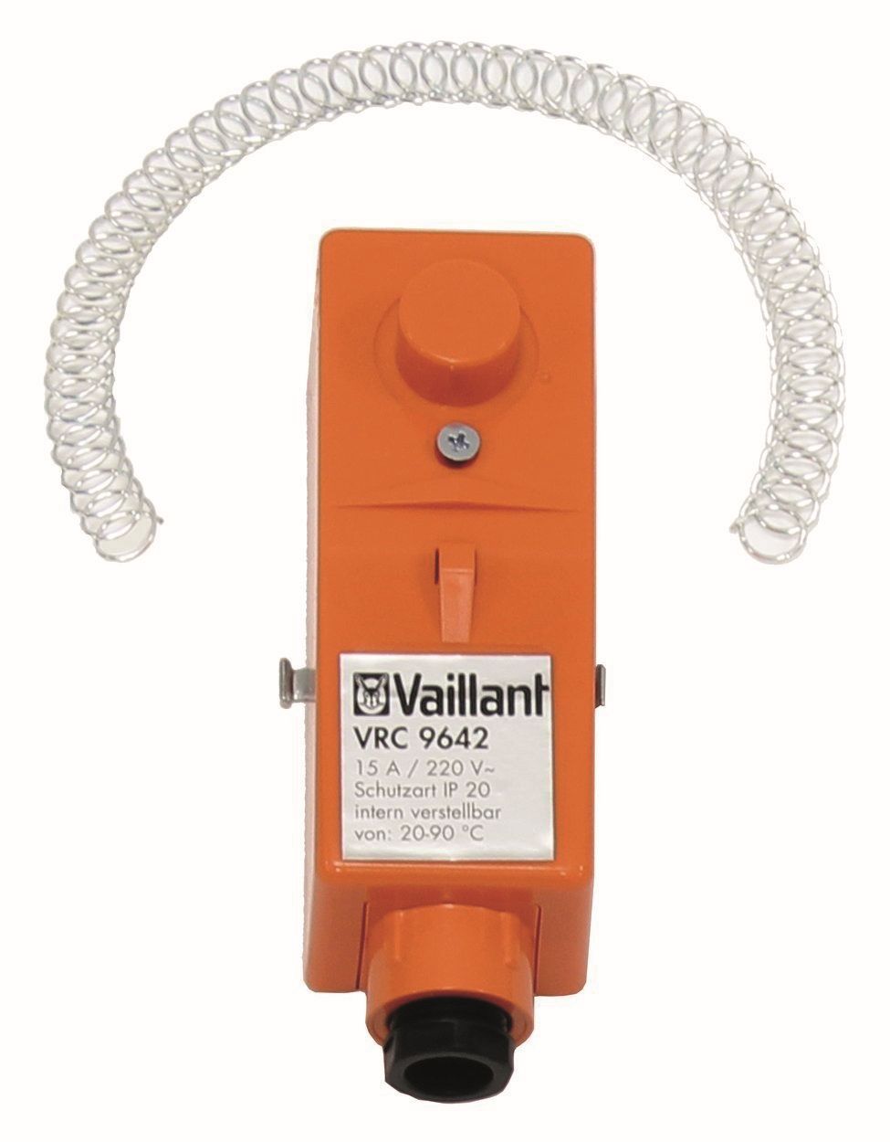 Vaillant VRC 9642 Anlegethermostat Spannband-Befestigigung 009642