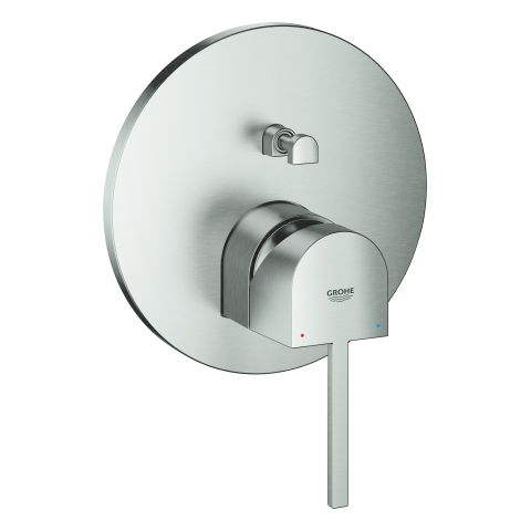 Grohe Plus Einhand-Wannenbatterie supersteel Fertigmontageset für UP-Körper Rapido SmartBox 24060DC3