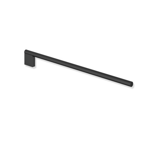 HEWI Handtuchhalter, Edelstahl, Länge 445mm, Haltearmdurchmesser 15mm schwarz tiefmatt 900.09.00160 DC