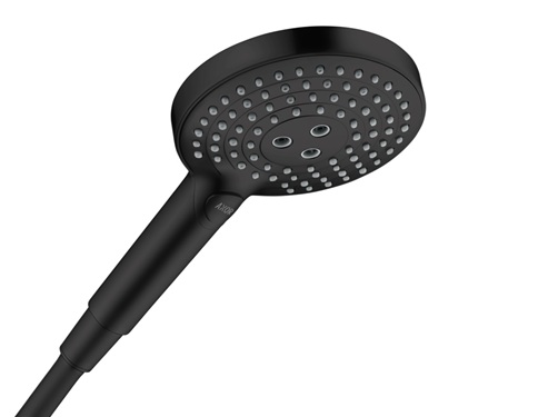 Hansgrohe Handbrause 120 3 jet Axor mattschwarz 26050670