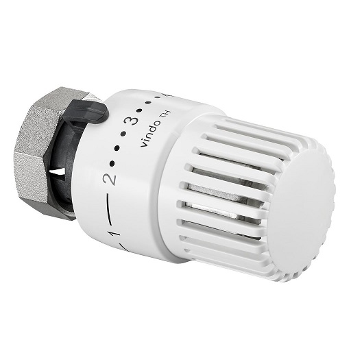 Oventrop Thermostat "vindo TH" 7-28 C, 0 * 1-5, Flüssig-Fühler, weiß 1013066