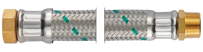 Neoperl NEOFLEX Panzerschlauch DN32 IG x AG, 1 1/4" x 1 1/4" 100cm 66980100