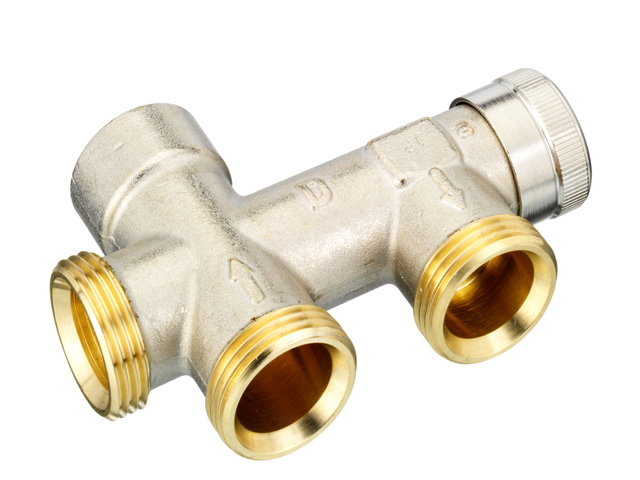 Danfoss Kupplungsgehäuse RA-KE Heizkörper R 1/2, Anlage G 3/4 AG 013G3366