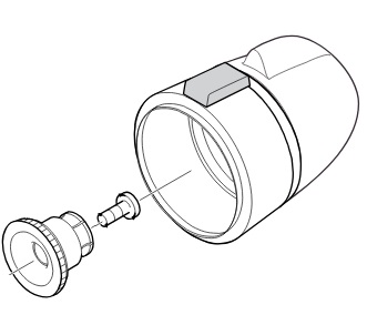 Hansgrohe Absperrgriff Ecostat 5001 Brause edelmatt 95045880