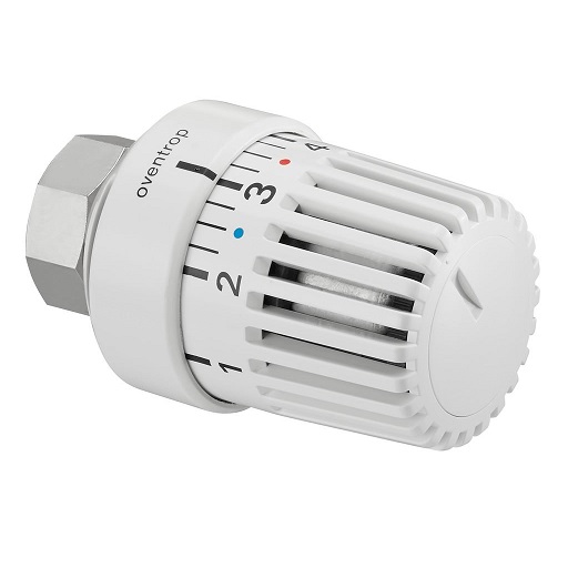 Oventrop Thermostat "Uni L" 7-28 C, 0 * 1-5, Flüssig-Fühler, weiß 1011401