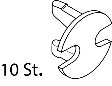 Ideal Standard Verschlussstopfen für Rohrerkennung F960842NU