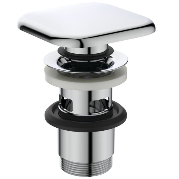 Ideal Standard Push open Ventil Strada II quadratisch 85x85x30mm, chrom T3629AA