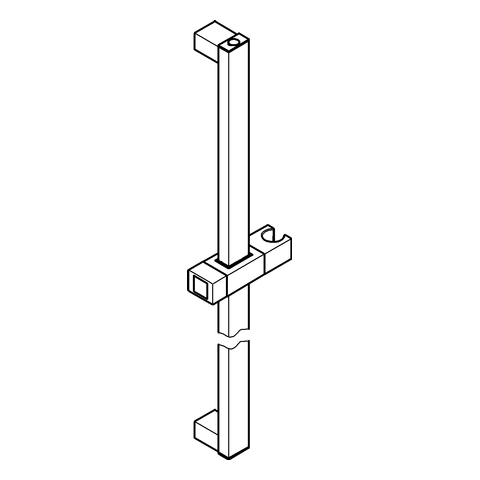 Grohe Brausestange Euphoria Cube 900mm chrom 27841000