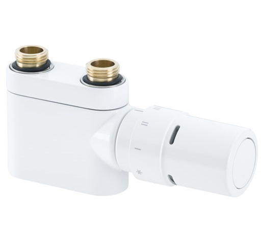 Danfoss Anschlussarmatur VHX Duo Set 1/2" Durchgang weiß 013G4278