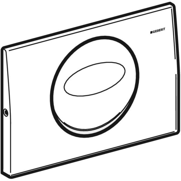 Geberit Mambo Betätigungsplattefür WC-Steuerung mit elektronischer Spülauslösung 241.158.00.1