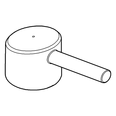 Grohe Griffpaar Markierung blau/rot für Concetto chrom 48310000