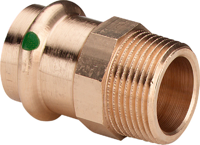Viega Sanpress Übergangsstück mit SC-Contur 2211 in 14mm x R1/2 443696