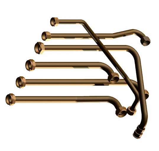 Buderus CS10 Anschlussset horizontal für VL/RL, Gas, KW, WW, ZP, links/rechts 7738112112