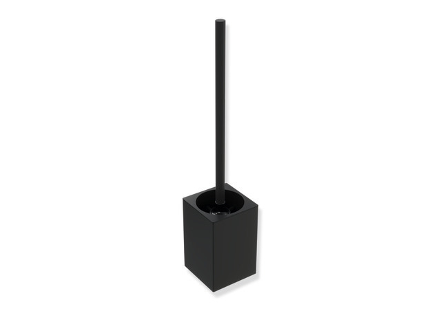 HEWI WC-Bürstengarnitur, Edelstahl, Innenbehälter schwarz mattem Kunststoff schwarz tiefmatt 900Q20.00160 DC