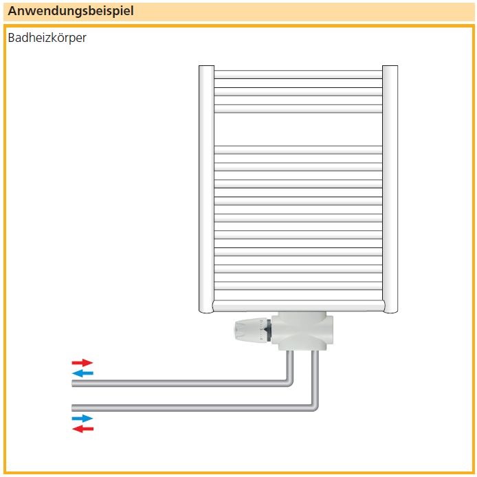 Heimeier Multilux 4 - Set weiß für Eck / Durchgangs-Anschluss 9690-27.000