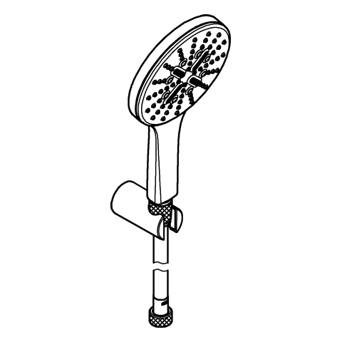 Grohe Wandhalterset Rainshower 130 SmartActive 9,5l chrom 26581000