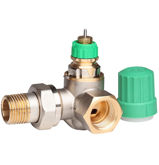 Danfoss Dynamic Valve RA-DV 15 druckunabhängig, R 1/2, Winkeleck rechts, vernickelt 013G7719
