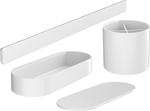Hansgrohe Badezimmer-Set WallStoris mattweiss 27968700