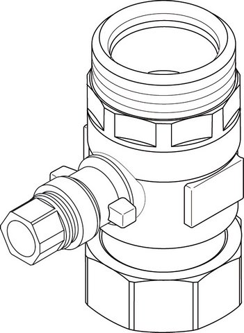 Bosch / Buderus Ventil mit Schwerkraftbremse 87185436330