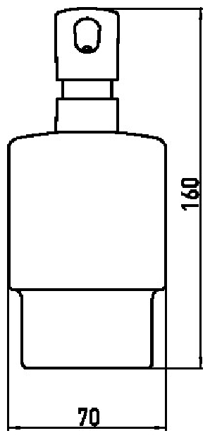 Emco Seifenspender Loft für Reling, Glasteil satiniert, Kunststoffpumpe, chrom 052100190